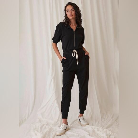 Grey State Campbell Jumpsuit Black XS cotton - Picture 1 of 10